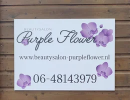 Beautysalon Purple Flower