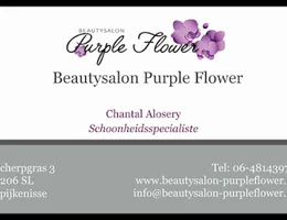 Beautysalon Purple Flower